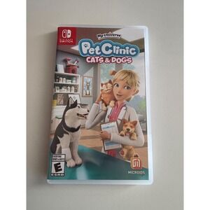 My Universe Pet Clinic Cats & Dogs Nintendo Switch Game Physical Case Cartridge